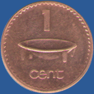 1 цент Фиджи 1992 года