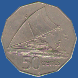 50 центов Фиджи 1981 года