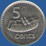 5 центов Фиджи 1992 года