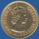 10 центов Гонконга 1975 года