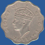 10 центов Маврикий 1947 года