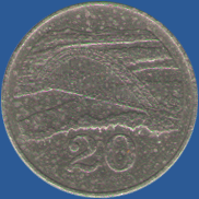 20 центов Зимбабве 1980 года